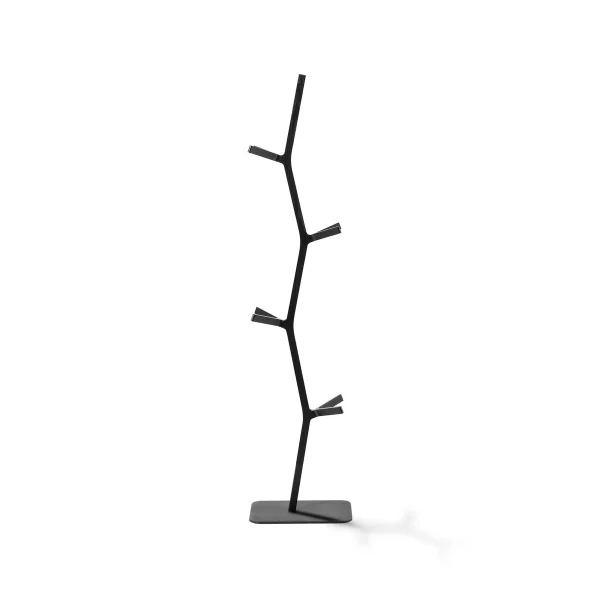 Fredericia Furniture Nara coat rack Black stained ash-black lacquered steel
