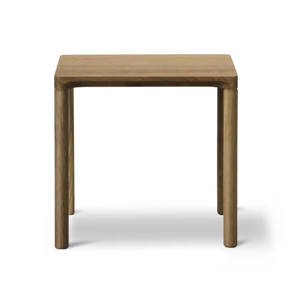 Fredericia Furniture Piloti 6700 side table Smoked oak-height 35 cm