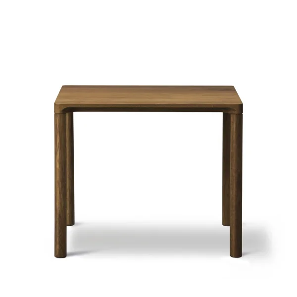 Fredericia Furniture Piloti 6705 side table Smoked oak-height 41 cm