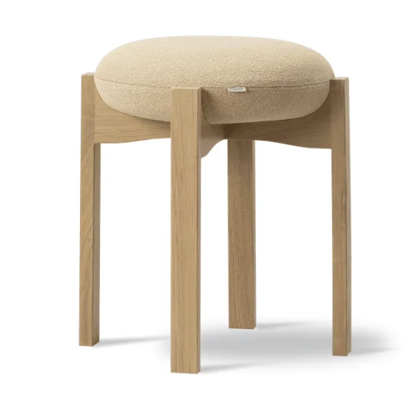 Fredericia Furniture Pioneer low stool Vidar 323-lacquered oak