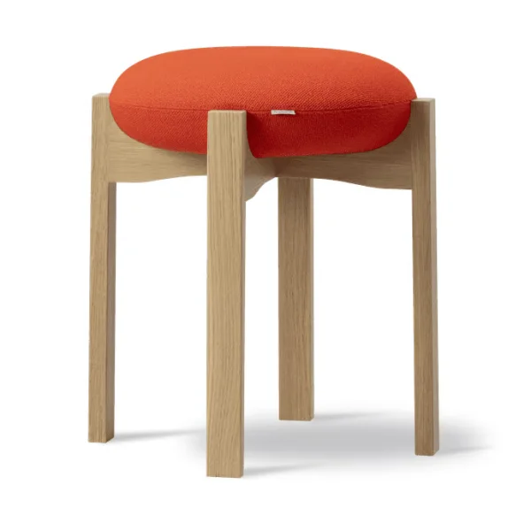 Fredericia Furniture Pioneer low stool Vidar 542-lacquered oak