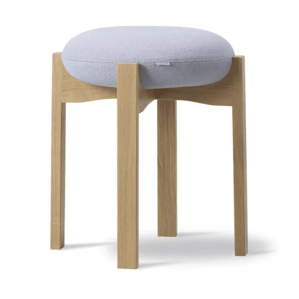 Fredericia Furniture Pioneer low stool Vidar 723-lacquered oak