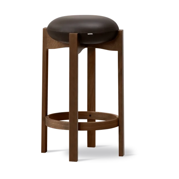 Fredericia Furniture Pioneer stool high Primo 86-1-smoked stained lacquered oak