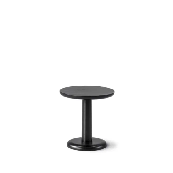 Fredericia Furniture Pon side table Black lacquered oak, Ø35 cm