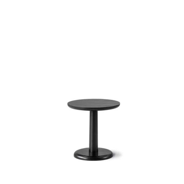 Fredericia Furniture Pon side table Black lacquered oak, Ø40 cm