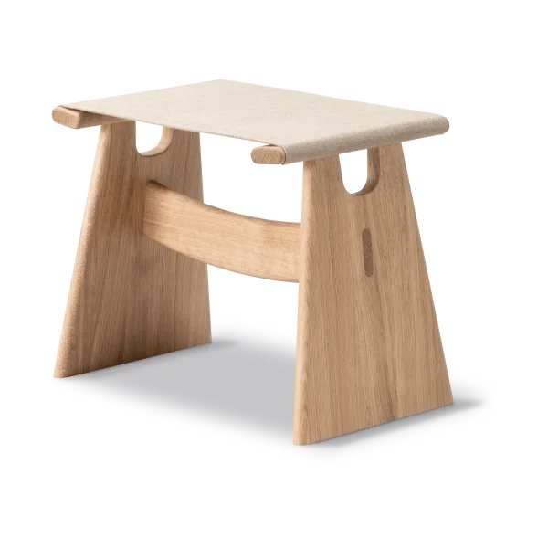 Fredericia Furniture Seto stool Natural canvas-oiled oak