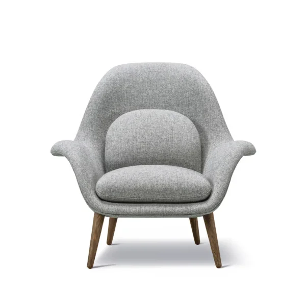 Fredericia Furniture Swoon armchair Hallingdal 65 130-smoked oak