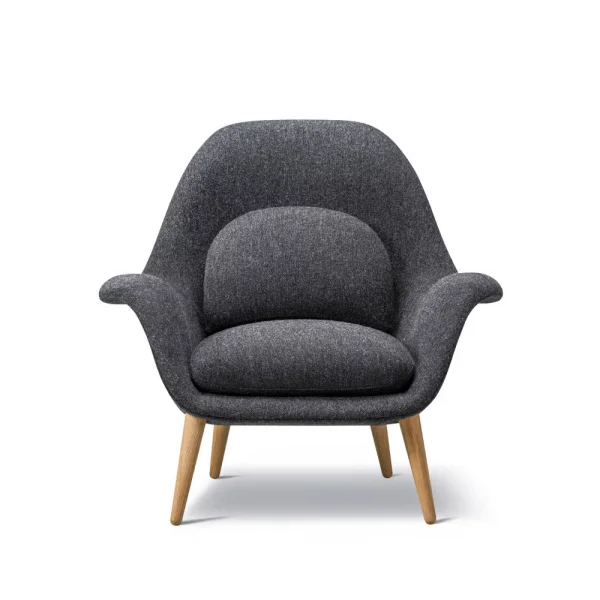 Fredericia Furniture Swoon armchair Hallingdal 65 180-oiled oak