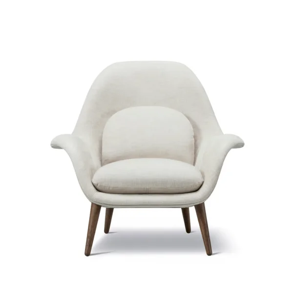 Fredericia Furniture Swoon armchair Maple 222 white-smoked oak