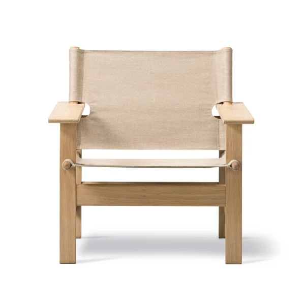 Fredericia Furniture The Canvas Chair armchair Canvas natural-light oiled oak frame