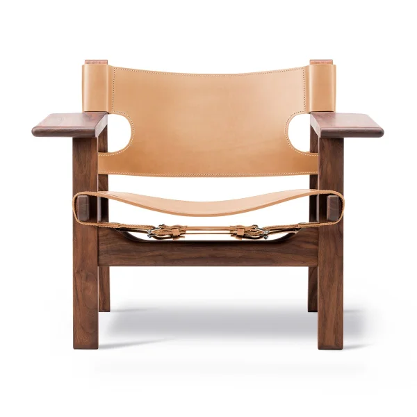 Fredericia Furniture The Spanish armchair Leather natural-oiled walnut