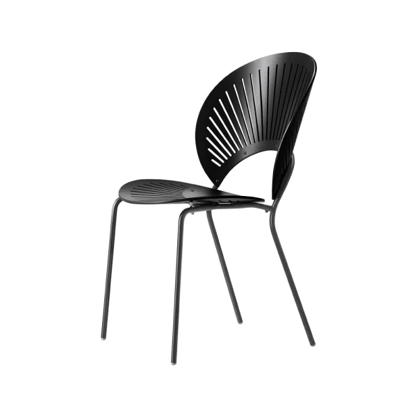 Fredericia Furniture Trinidad 3398 chair Black-stained ash legs black