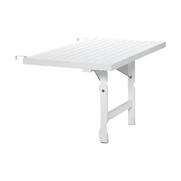 Fri Form 64 extension leaf with legs White, H: 66 cm