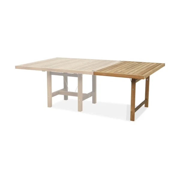 Fri Form 68 extension leaf with legs Teak, H: 68 cm