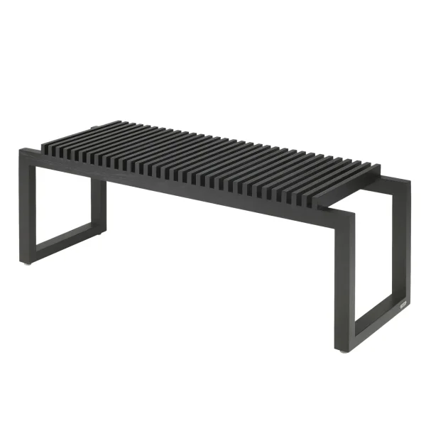 Fritz Hansen Cutter bench 121 cm Black lacquered oak