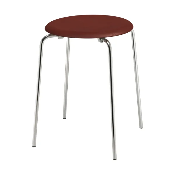 Fritz Hansen Dot stool leather Chestnut