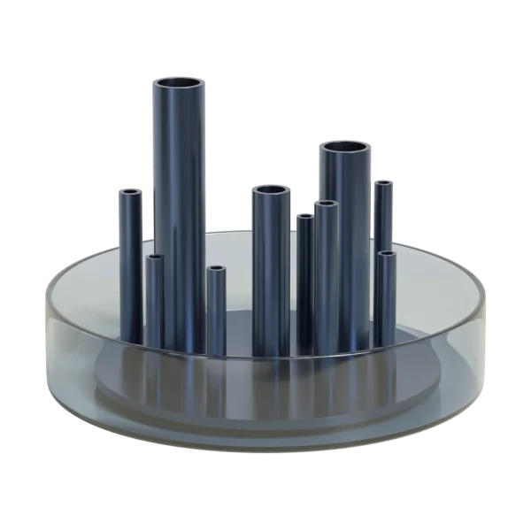 Fritz Hansen Ikeru low vase Dusk blue