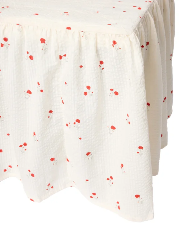 Garbo&Friends Poppy Seersucker bed skirt 90x200x45 cm