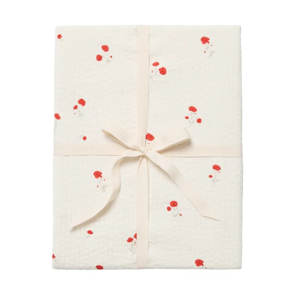 Garbo&Friends Poppy Seersucker fitted sheet 180x200x30 cm