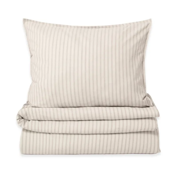 Garbo&Friends Stripe Mauve bedding set 140x200 cm/50x70 cm