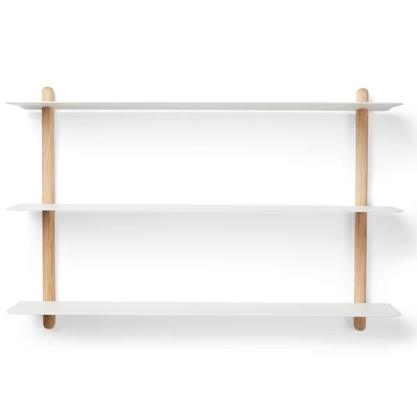Gejst Nivo shelf A Light oak-white