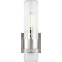 Geneva Wall Light Nickel, Light, Polished Nickel - Andrew Martin