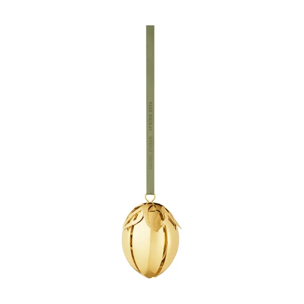 Georg Jensen Georg Jensen Easter egg pendant 18K gold-plated