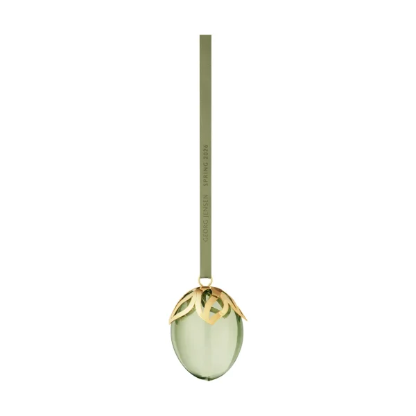 Georg Jensen Georg Jensen Easter egg pendant Green-18 K gold-plated, 2026