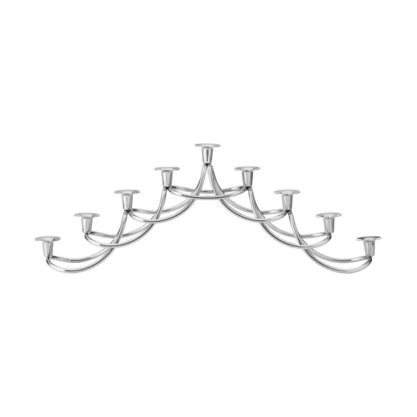 Georg Jensen Harmony menorah candle holder Stainless steel