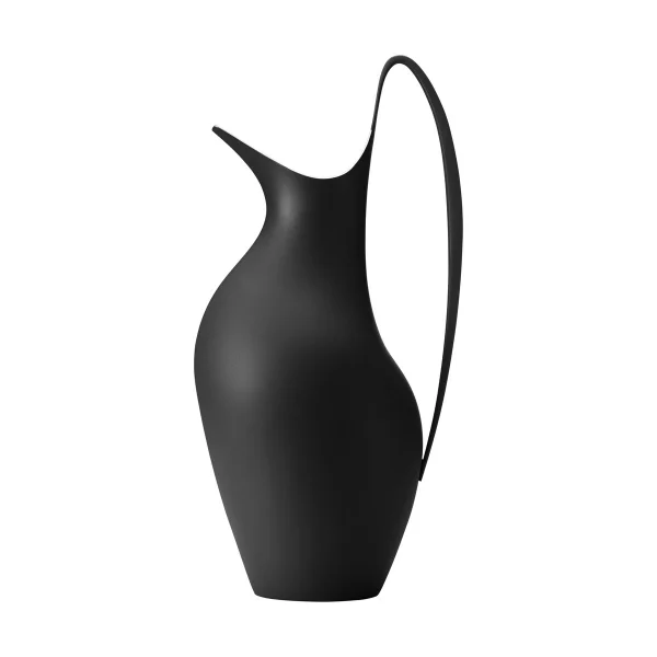 Georg Jensen Koppel jug mini 20 cl Stainless steel-midnight black