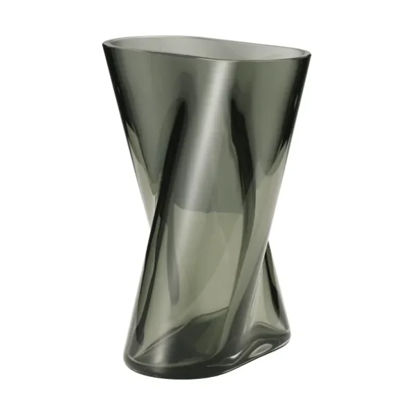 Georg Jensen Lituus glass vase Gray, small