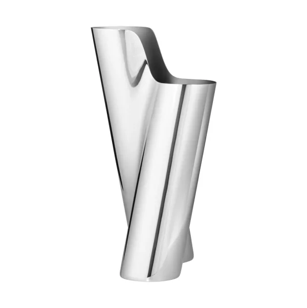 Georg Jensen Lituus vase Stainless steel, small