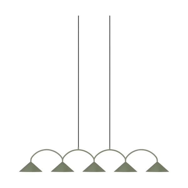 Globen Lighting Curve pendant lamp 5 Green