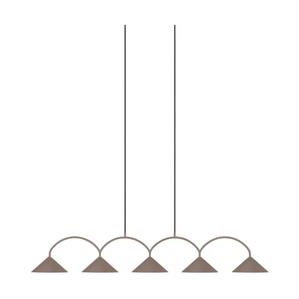 Globen Lighting Curve pendant lamp 5 Mocha