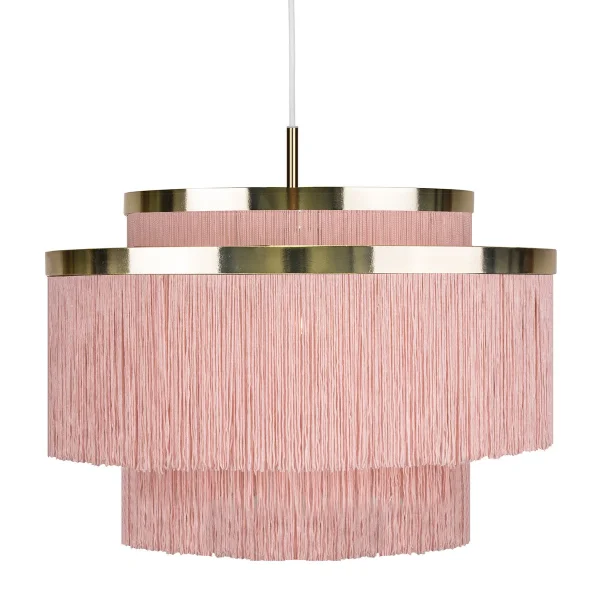 Globen Lighting Frans ceiling lamp pink brass