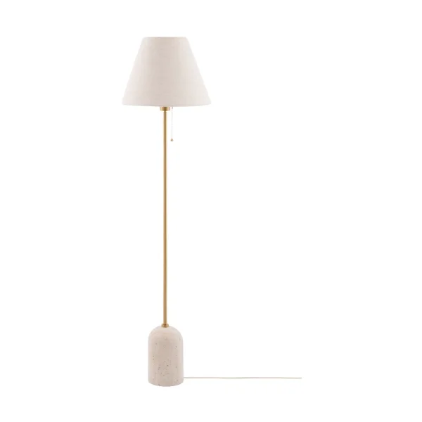 Globen Lighting Gino floor lamp Beige travertine
