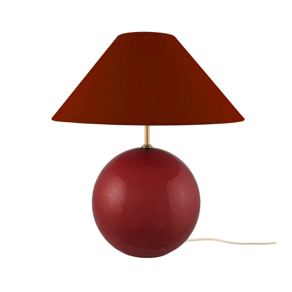 Globen Lighting Iris 35 table lamp 39 cm Burgundy