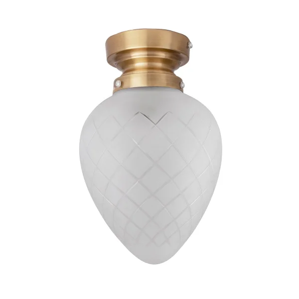 Globen Lighting Juni IP44 ceiling lamp sanded white