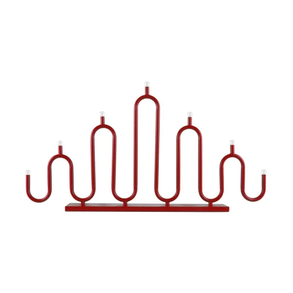 Globen Lighting Noel 7 advent candle Red