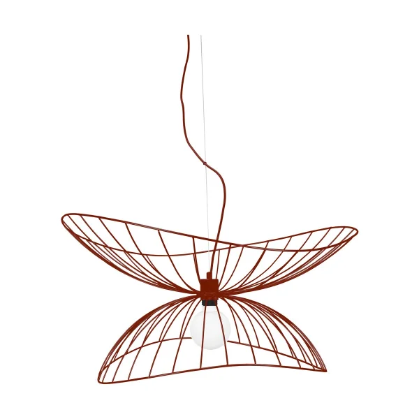 Globen Lighting Ray ceiling lamp Ø70 cm Burgundy