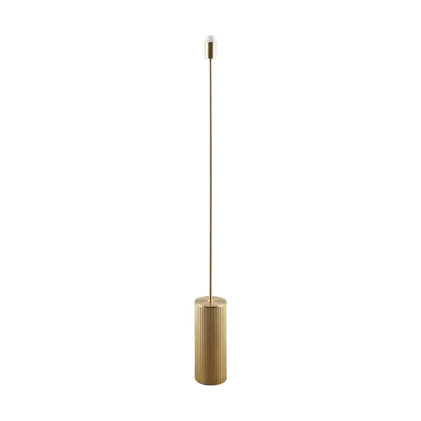 Globen Lighting Rib lamp stand floor Brushed brass