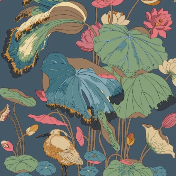 GP & J Baker | Nympheus | Indigo/Teal