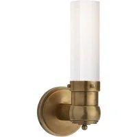 Graydon Single Wall Light Brass, Light, Hand-Rubbed Antique Brass - Andrew Martin