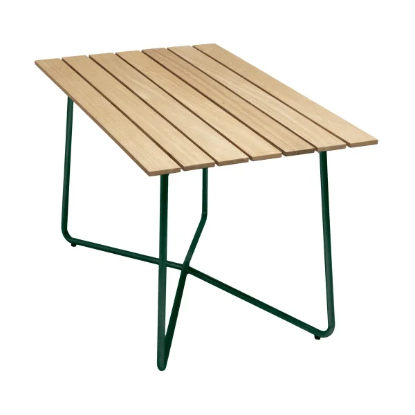 Grythyttan Stålmöbler B25A table Oiled pine-green