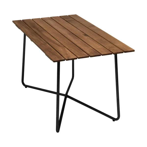 Grythyttan Stålmöbler B25A table Untreated teak-black