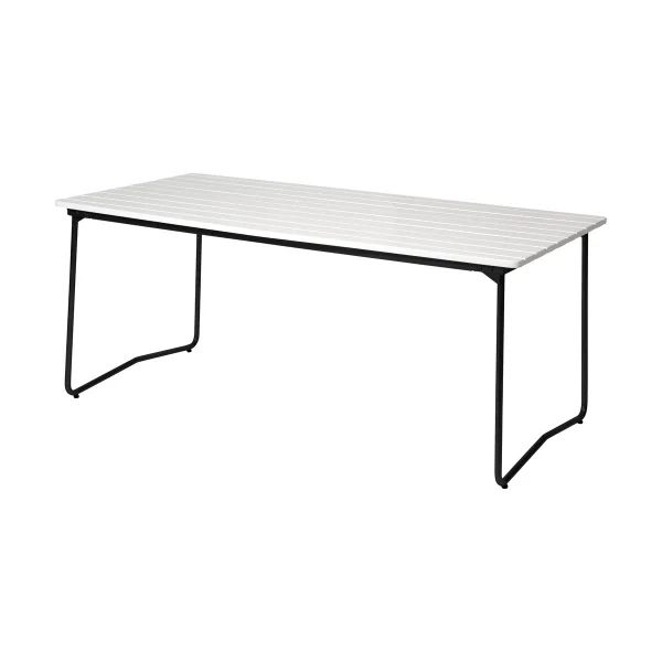 Grythyttan Stålmöbler B31 170 dining table White lacquered oak-black