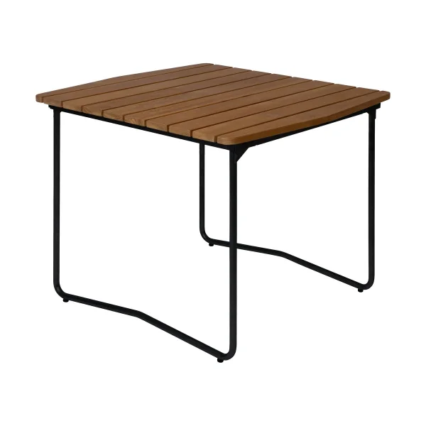 Grythyttan Stålmöbler B31 84 dining table Untreated teak-black