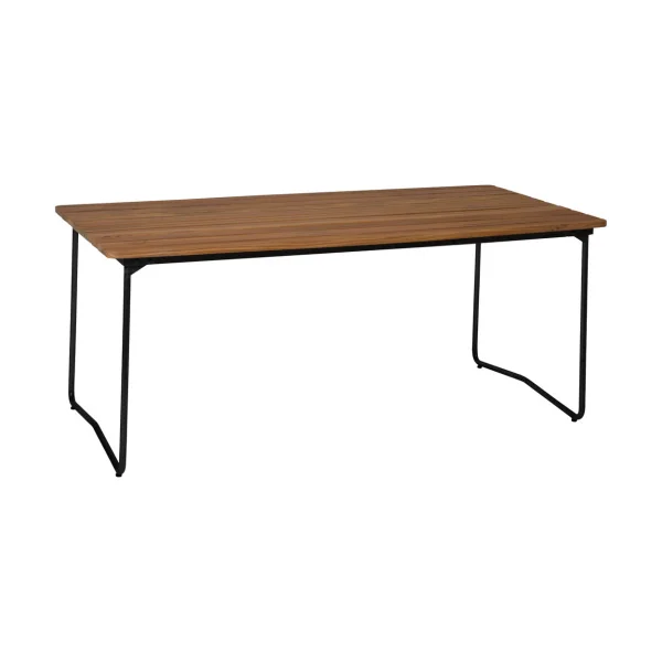 Grythyttan Stålmöbler B31 dining table Untreated teak-black