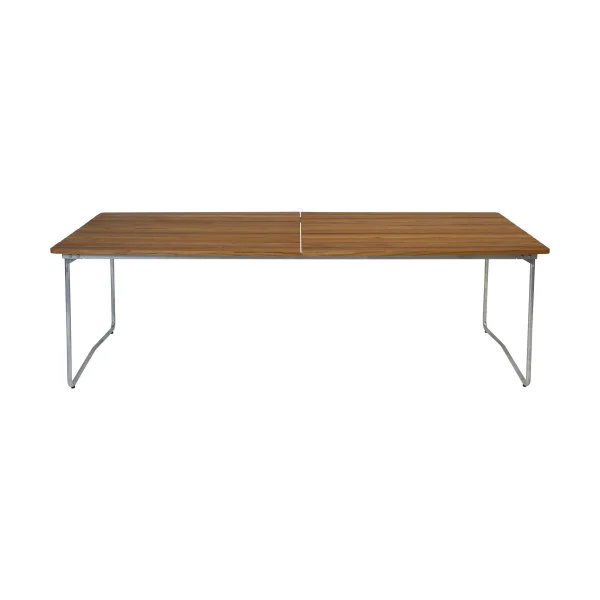 Grythyttan Stålmöbler B31 dining table Untreated teak - galvanized legs
