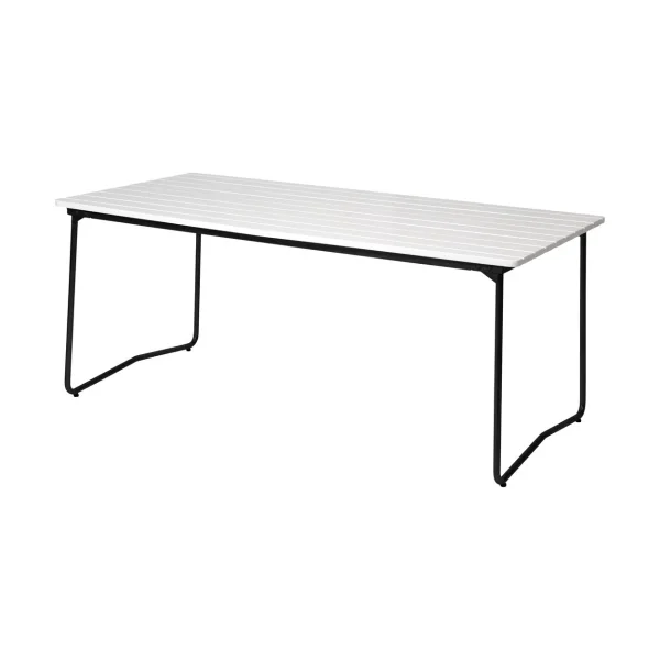 Grythyttan Stålmöbler B31 dining table White lacquered oak-black